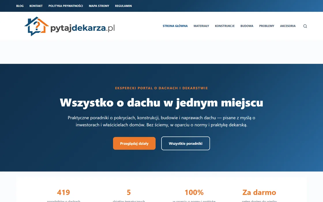 PytajDekarza.pl – realizacja agencjaitp