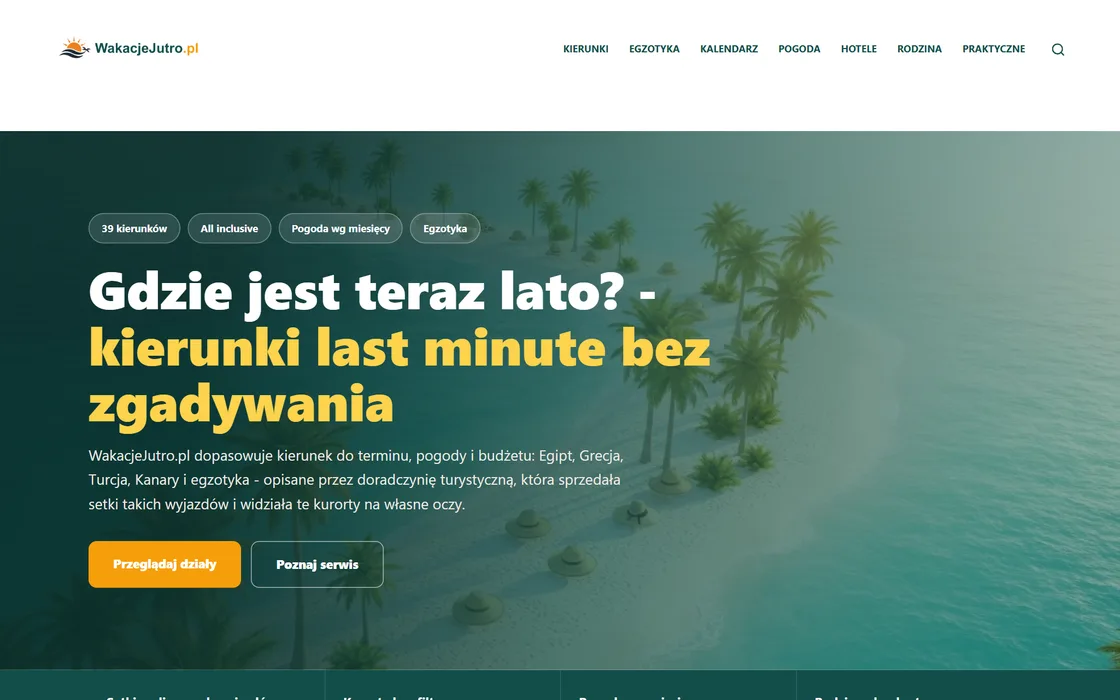 WakacjeJutro.pl – realizacja agencjaitp